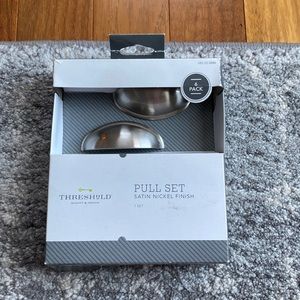 Threshold Satin Nickel Pull Set -6 pulls/box